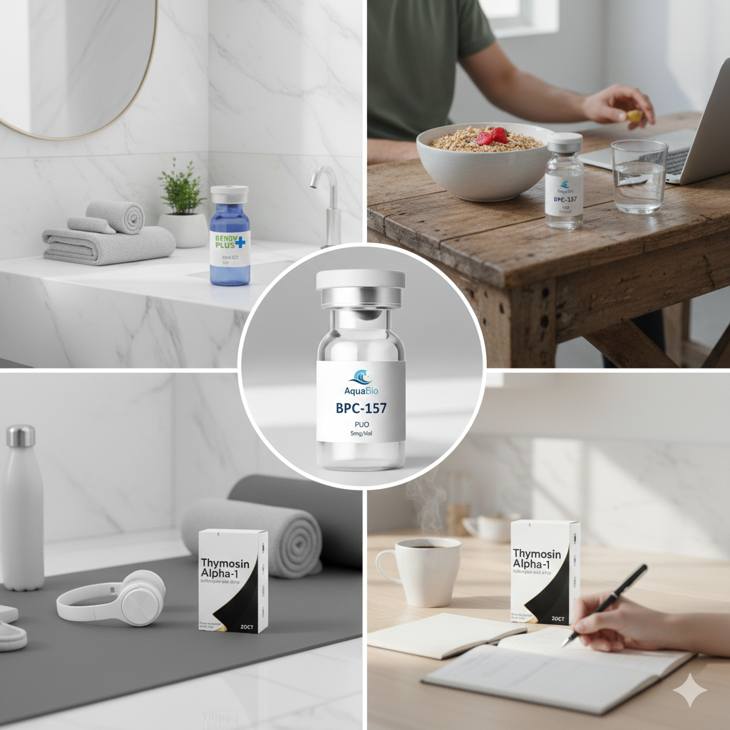 Private label vial products in wellness environment